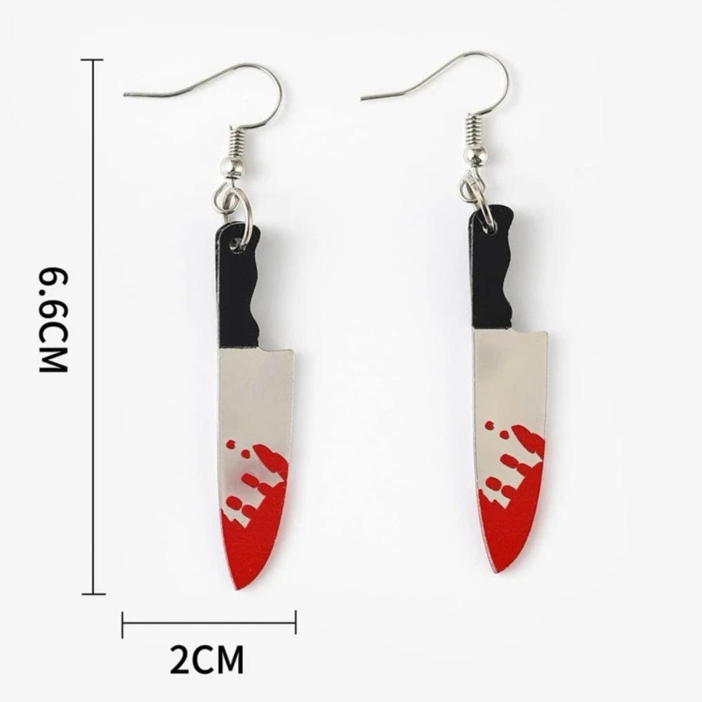 🩸 Knife Earrings 🩸 - Picture 2 of 4